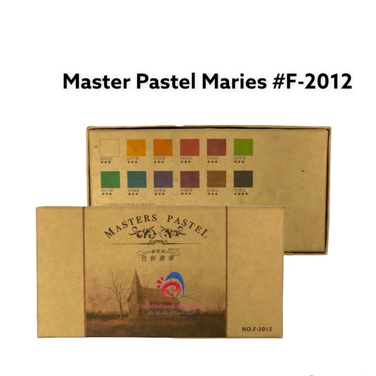 

Master Pastel 12 Colour Maries #F – 2012 / Pastel Master 12 Warna – SHESB