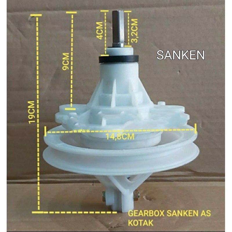 Gerbox , Sanken , Gear box Gearbox , Girbox , Girbok , As kotak mesin cuci