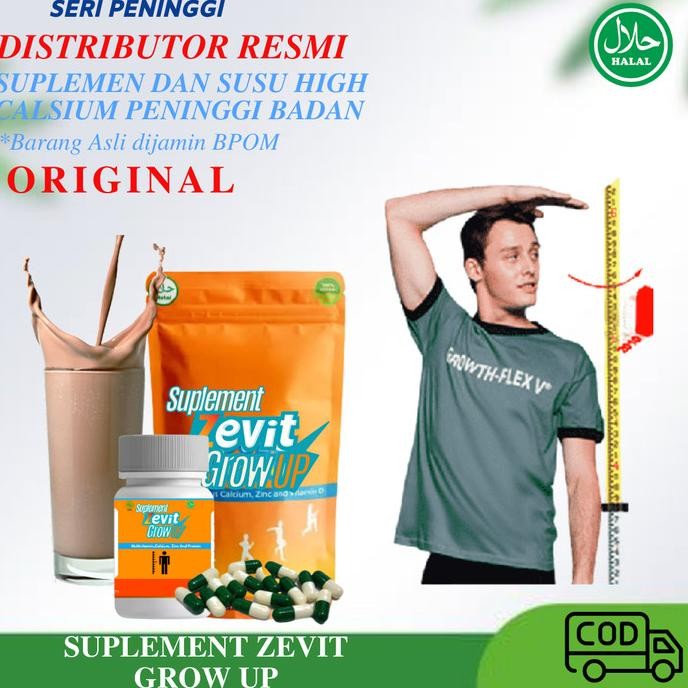 

TERBARU ZEVIT GROW UP-OBAT PENAMBAH TINGGI BADAN SUSU TINGGI BADAN - 60 KAPSUL