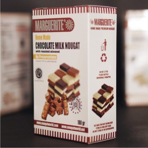 

Chocolate Milk Almond Nougat 180 gr