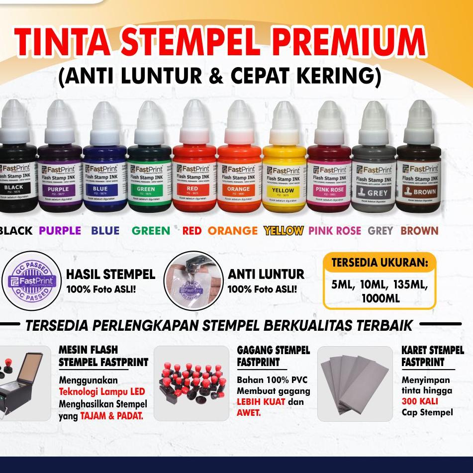 

Best - Fast Print Tinta Stempel Flash Ink 135 ML 愛