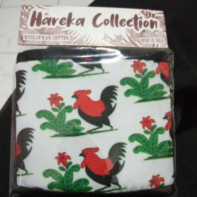 Masker Kain Mask Anti Debu Non Medis Cap Ayam Jago Mangkok