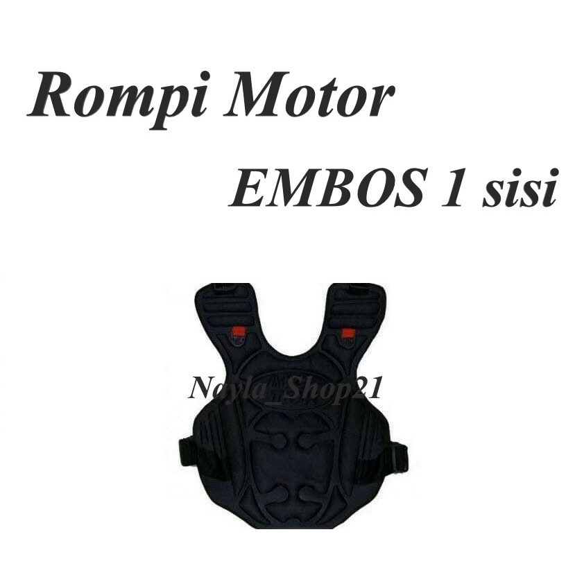 Rompi Motor Anti Angin - Motocycle Vest EMBOS 1 sisi