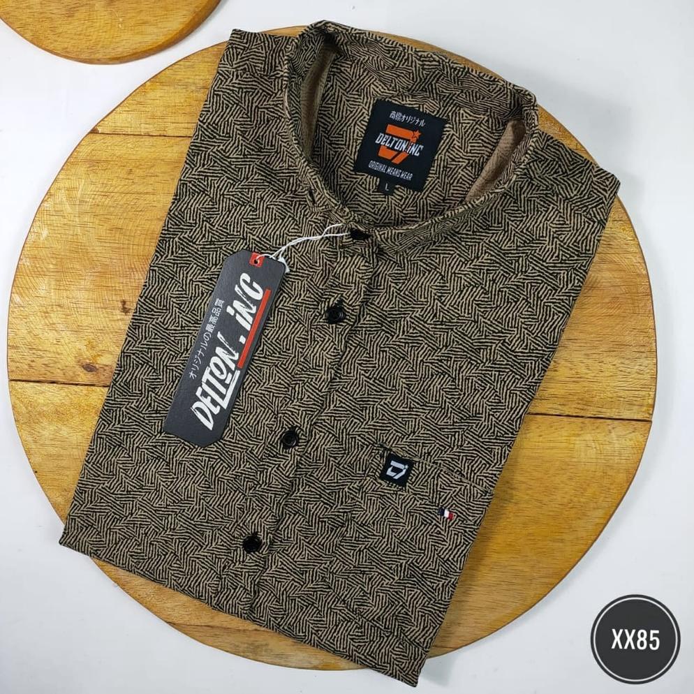 [SOS.16Ap22ᴹ] Kemeja Pria Lengan Pendek Model Slimfit - Kemeja Kasual Pria (AB 08)