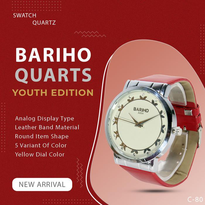 NEW BARIHO WATCHES JAM TANGAN ANALOG FASHIONABLE WANITA C-80