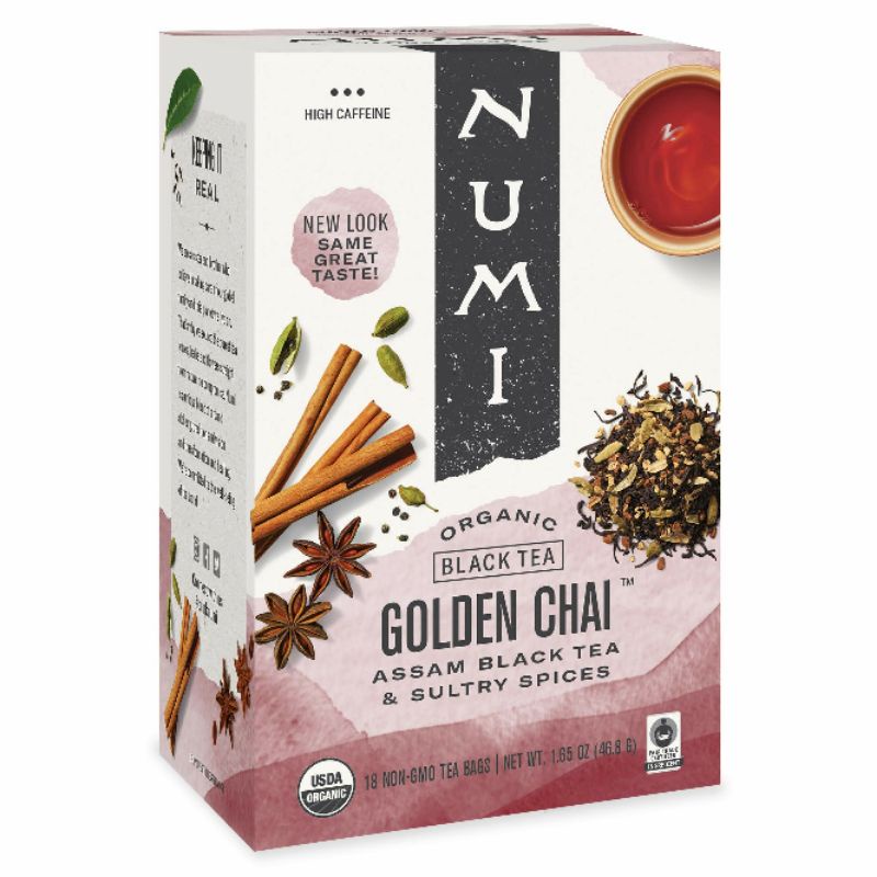 

NUMI Organic Black Tea Golden Chai 18 Teabags