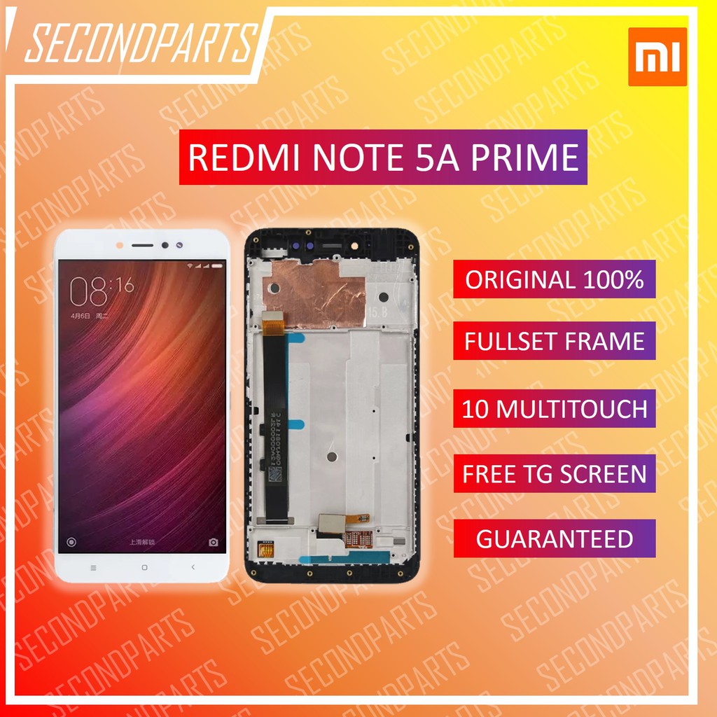 LCD FULLSET FRAME XIAOMI REDMI NOTE 5A PRIME ORIGINAL COPOTAN