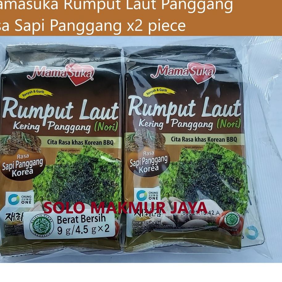 

REALPICT Mamasuka Rumput Laut Panggang Nori rasa Sapi Panggang isi 2