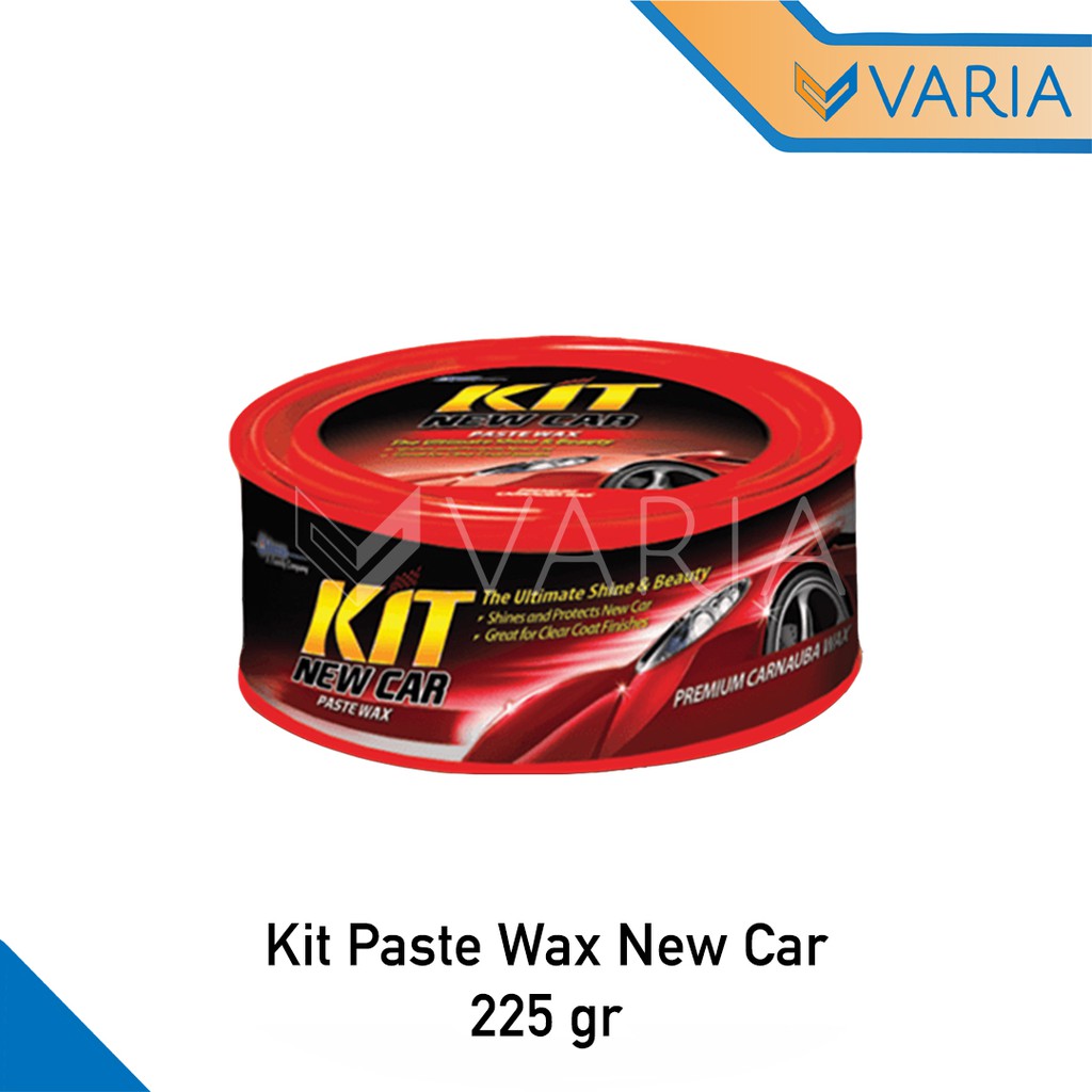 Kit Paste Wax New Car Merah Poles Body Mobil Cat Baru 225 gr