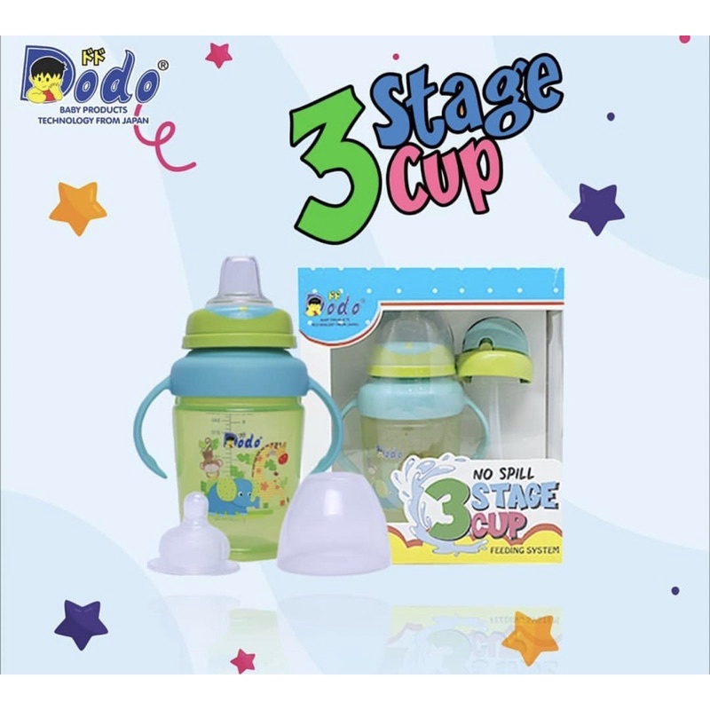 Dodo 3 Stage Cup Feeding SystemDDC010 - Botol Minum