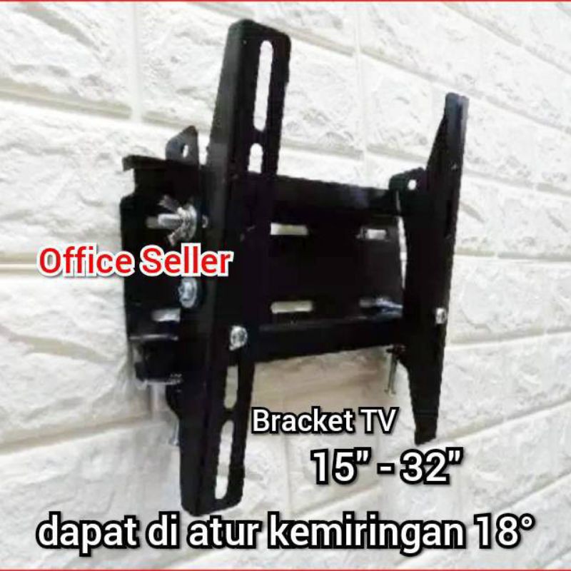 Bracket TV 15 - 32, 43 Inch - TILT 18 derajat