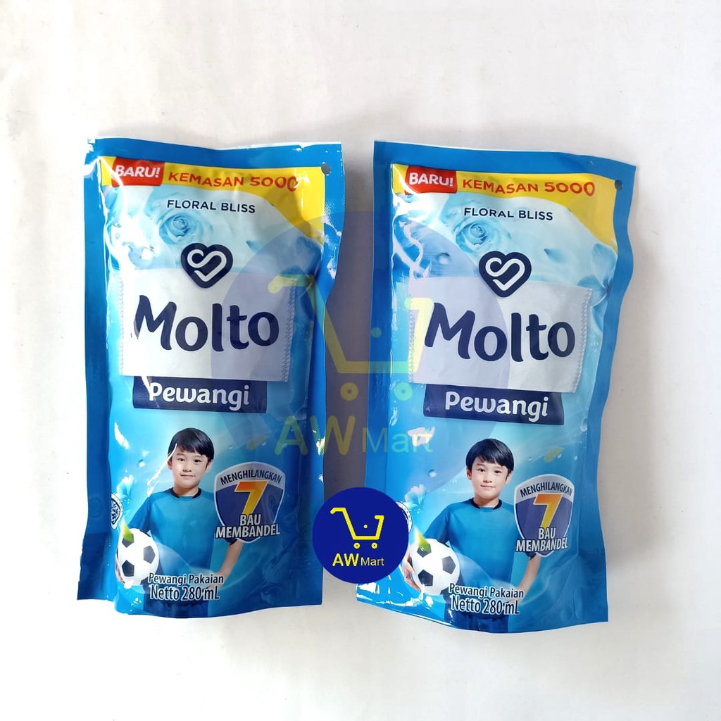 MOLTO ECER Rp 5.000 280ML - PEWANGI MOLTO ECER 5.000 - MOLTO 280 ML