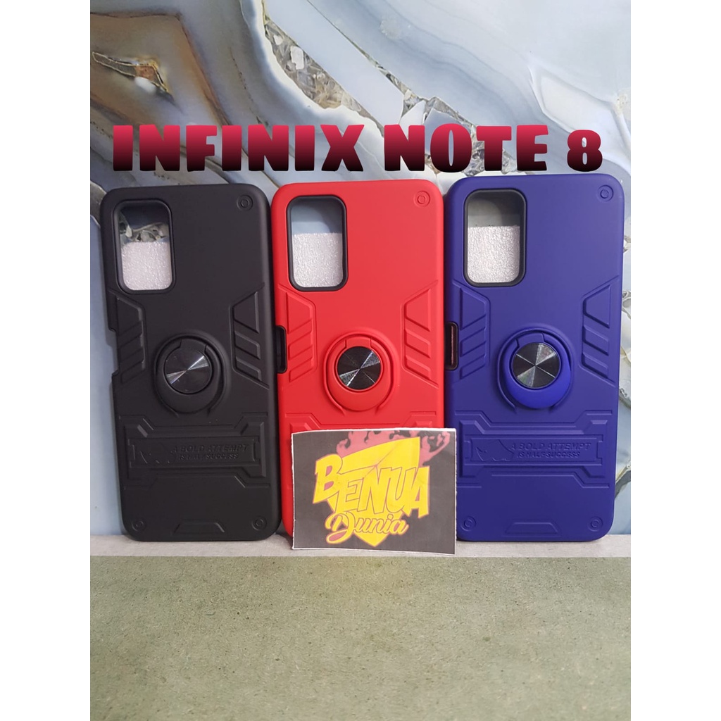 CASE INFINIX SMART 5 - CASE MACARON THUNDER INFINIX SMART 5 PLUS RING - BD