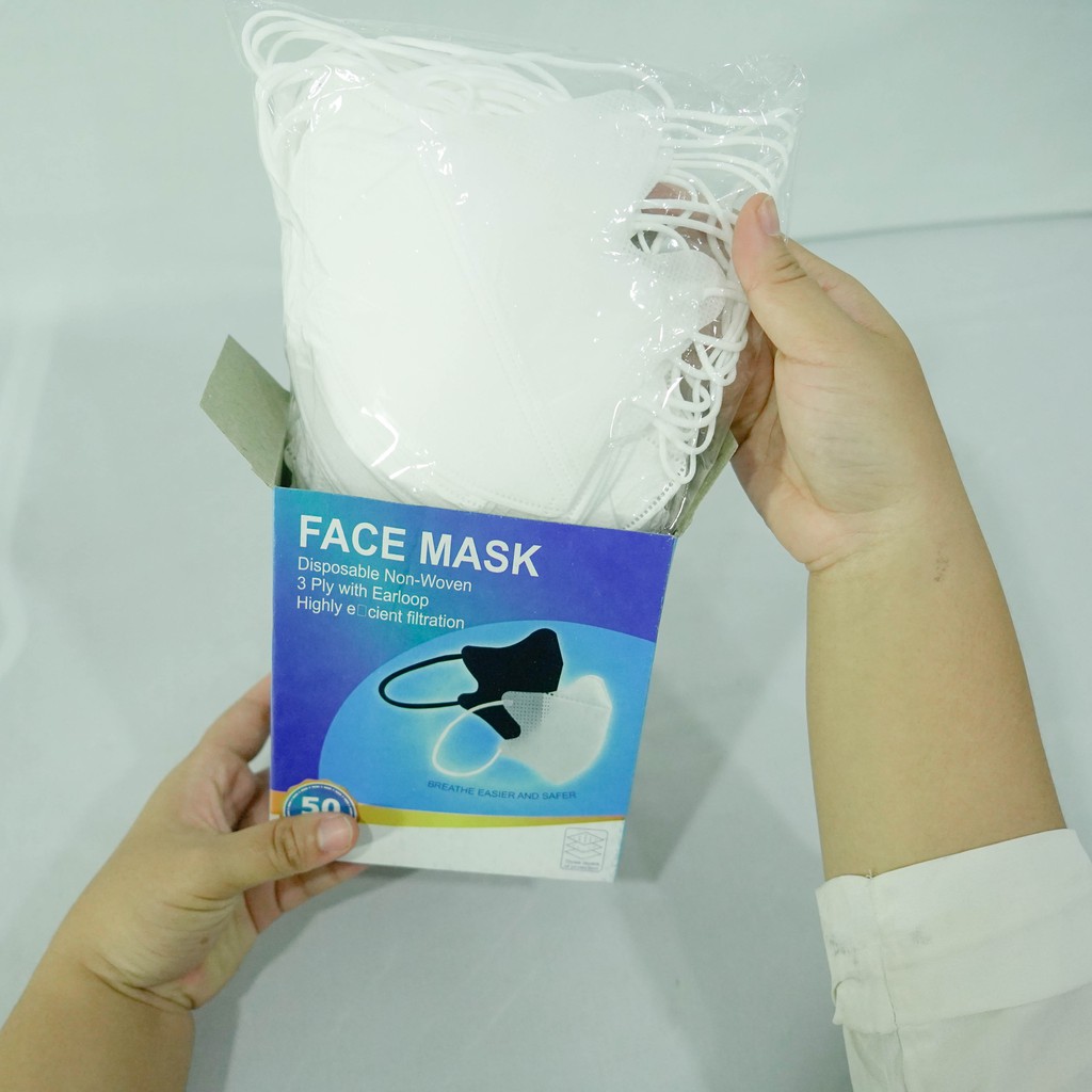 Masker Duckbill 3ply earloop disposable facemask Duck Bill /  DUCKBILL DEWASA Variasi Warna / Masker Tanpa Box