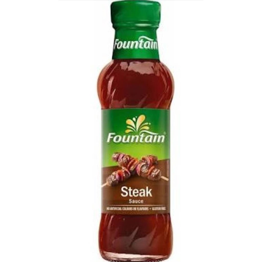 

BEST PRICE FOUNTAIN STEAK SAUCE GLUTEN FREE SAUS DAGING STIK AUSTRALIA
