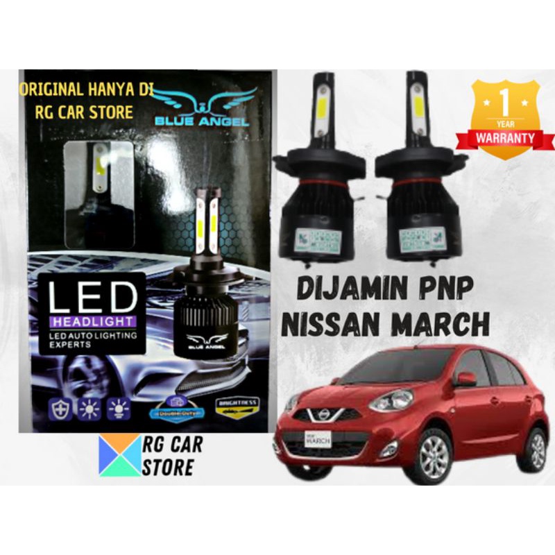 LED LAMPU UTAMA NISSAN MARCH GARANSI 1 TAHUN DIJAMIN PNP BERKUALITAS