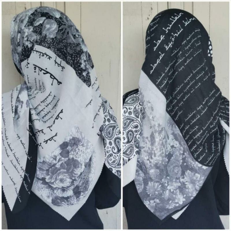 hijab koran Arabic segi empat