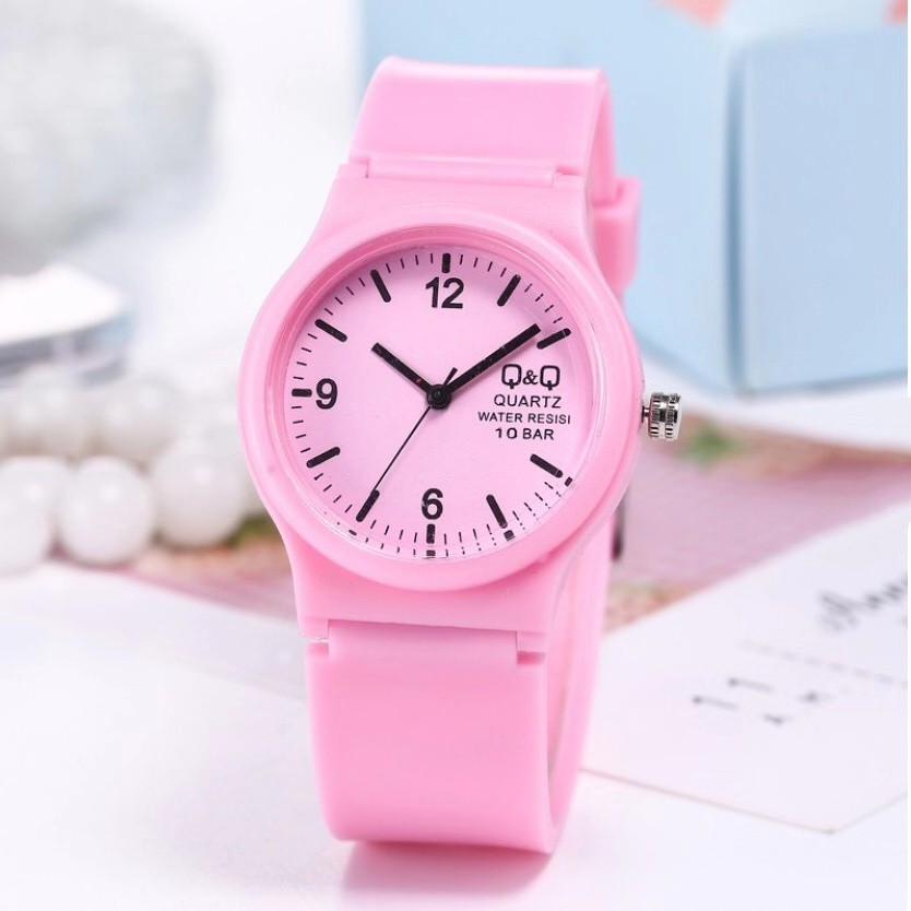 Jam Tangan Q&amp;Q termurah Rubber Angka Rubber candy Karet jam tangan unisex murah QQ Jam Tangan Jelly