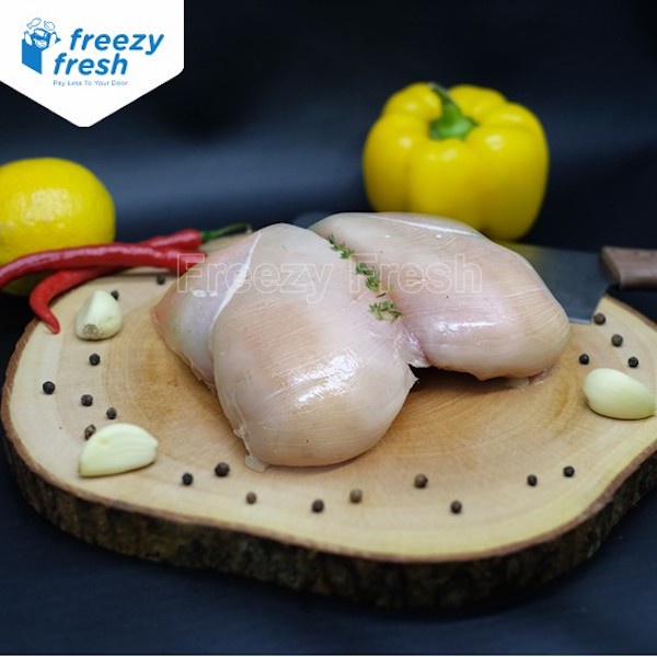 

Freezy Fresh Dada Ayam Fillet (Chicken Breasts Fillet) - Boneless Tanpa Kulit