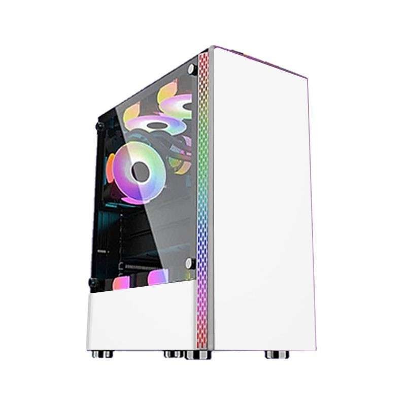 Casing BattleGround 11 White Gaming mATX Simbadda