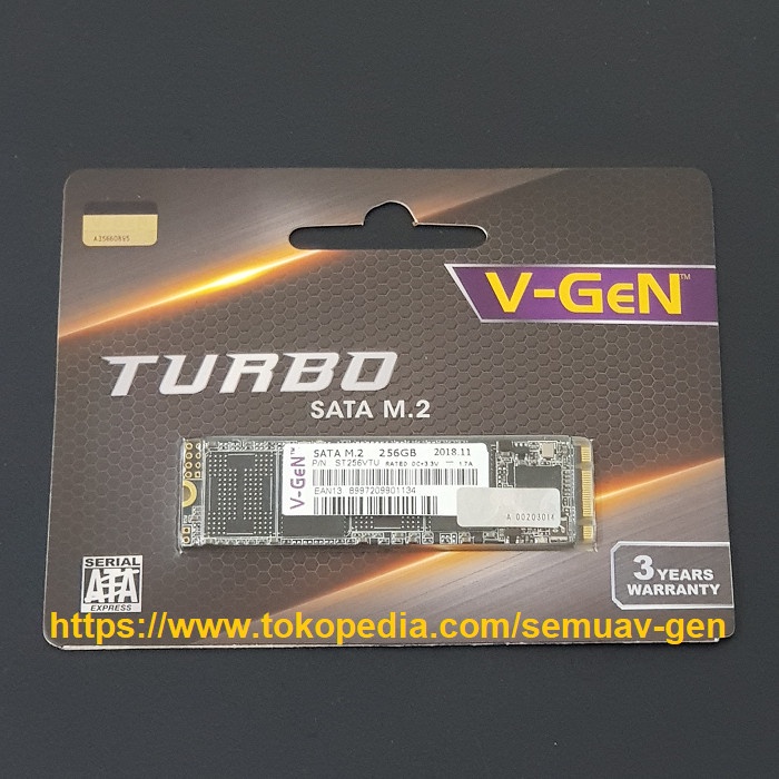 SSD V-GEN M.2 SATA 256GB TURBO