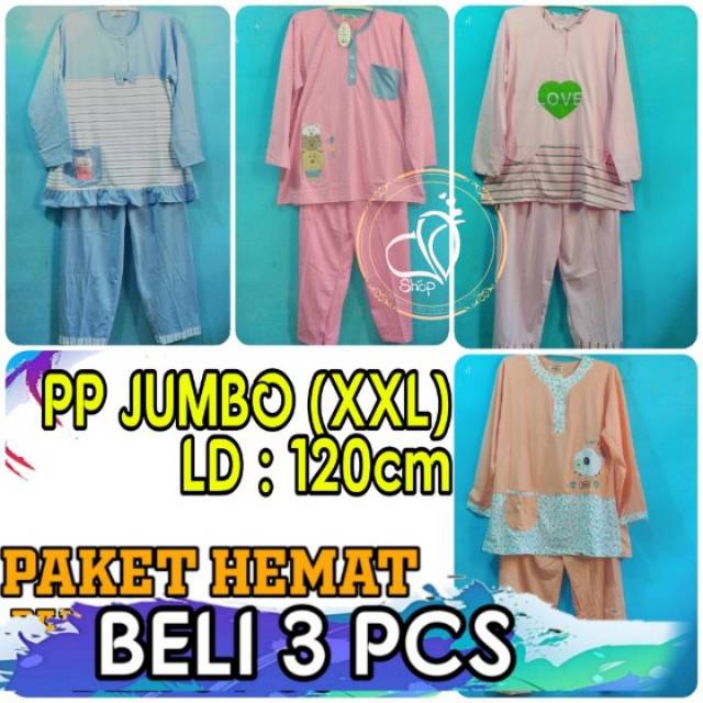 PAHE BELI 3 PP JUMBO Lorita By Sofie - Baju Tidur / Babydoll / Piyama -