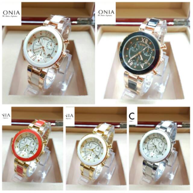 jam tangan bonia rantai fashion cewe
