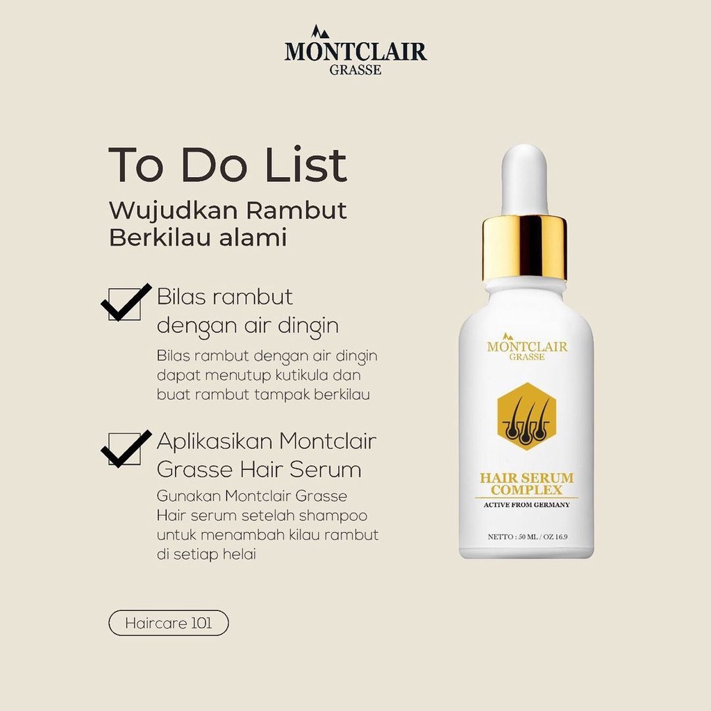 ORIGINAL/Montclair Hair Serum/Penumbuh Rambut Bergaransi-2