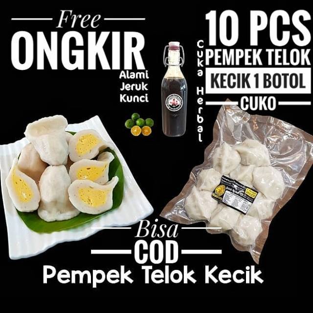 Pempek Palembang Paket Telur Isi 10 Empek Empek MPEKMPEK Mpek2 FROZEN ASLI Palembang