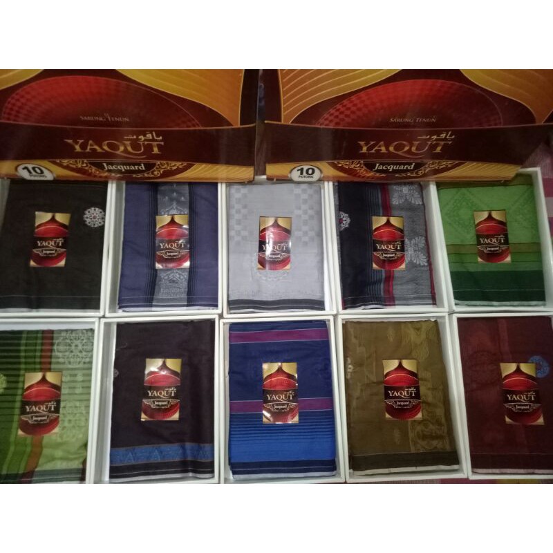 SARUNG ATLAS JAGUARD SONGKET BENANG 7000 GREET YAQUT SATU KODI (20 PCS)