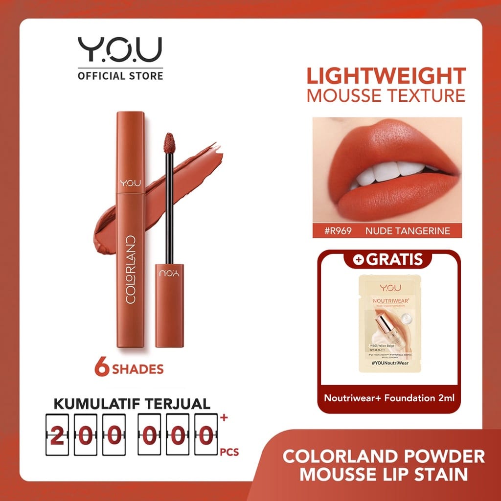 Y.O.U POWDER MOUSSE LIP STAIN