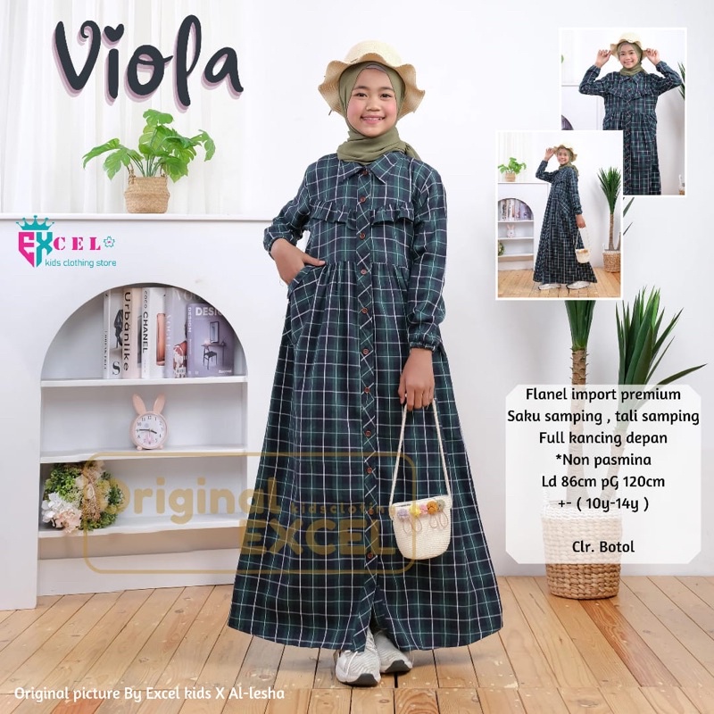 VIOLA GAMIS KIDS TEENS FLANEL ORIGINAL by EXCEL