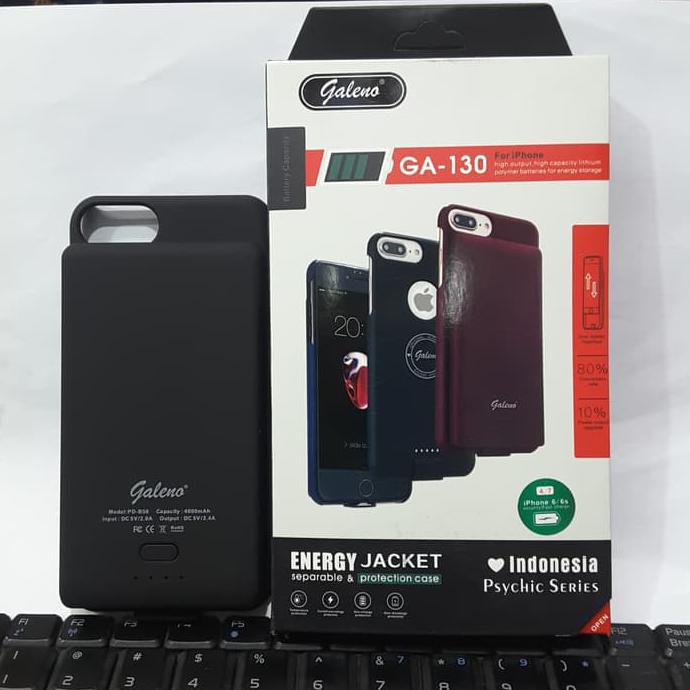 POWER CASE GALENO ENERGY JACKET GA-130 IPHONE 6+/7/8 dan 8+