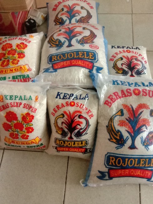 Plastik Beras 5kg Bunga