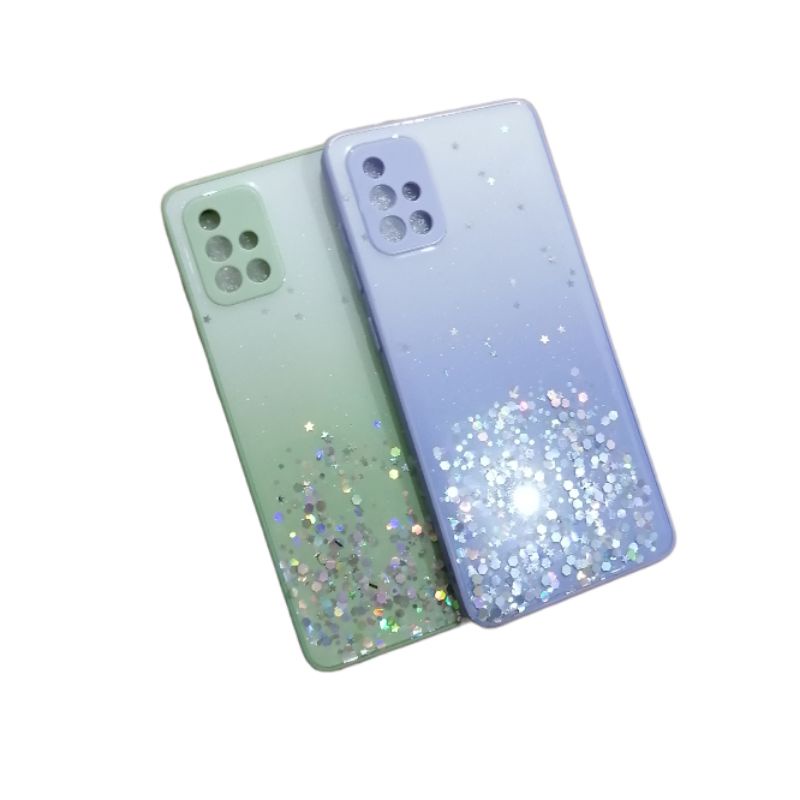 CASE INFINIX HOT 12i BUMPER GLITTER SOFTCASE MANIK-MANIK