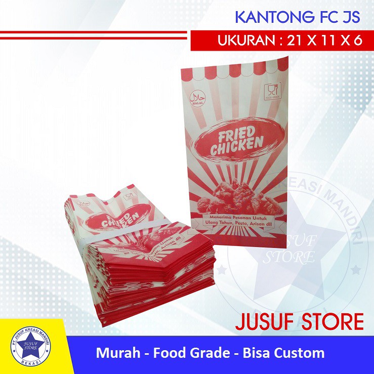 

RB Kantong paperbag fried chicken isi 250 pcs