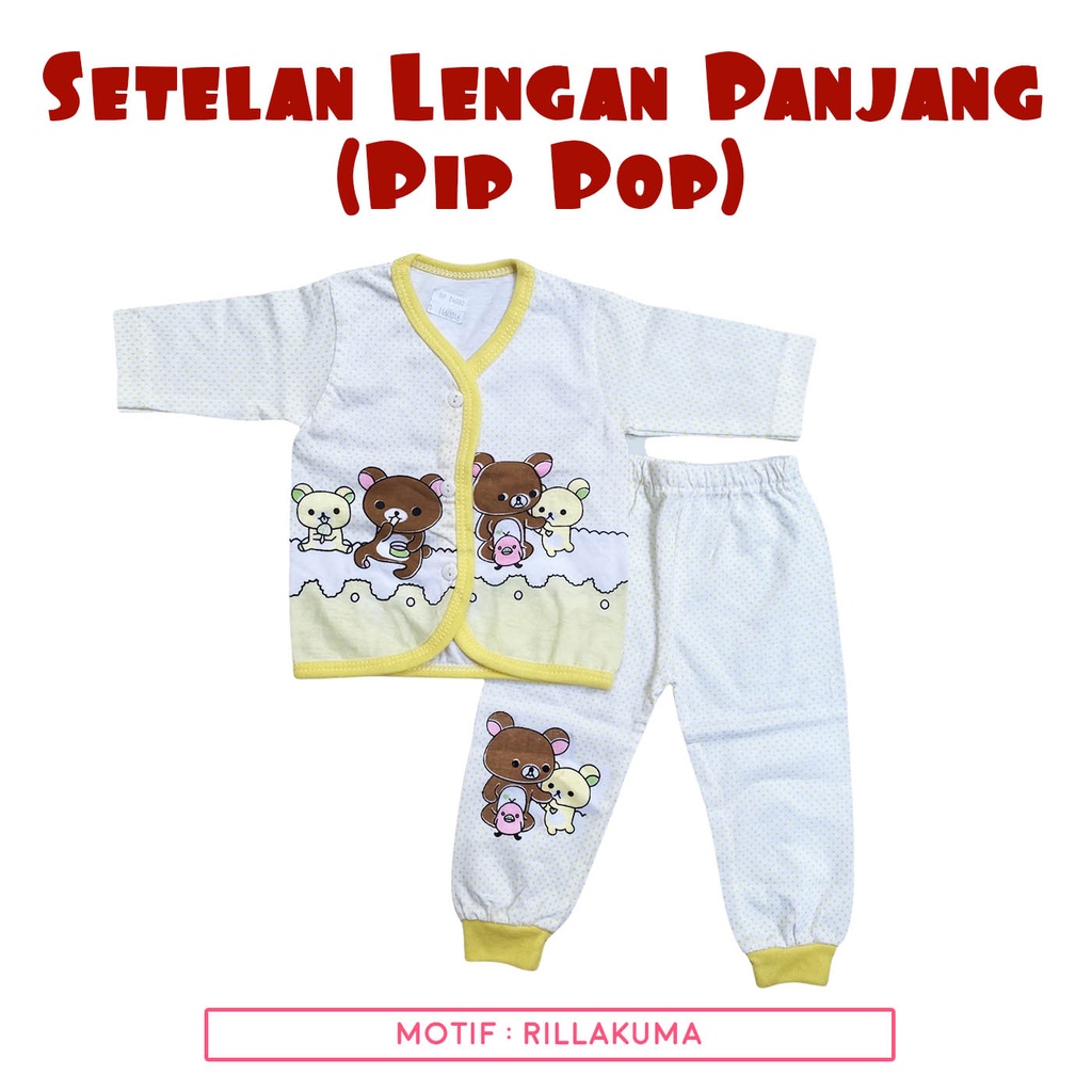 Setelan Lengan Panjang Rillakuma pip pop