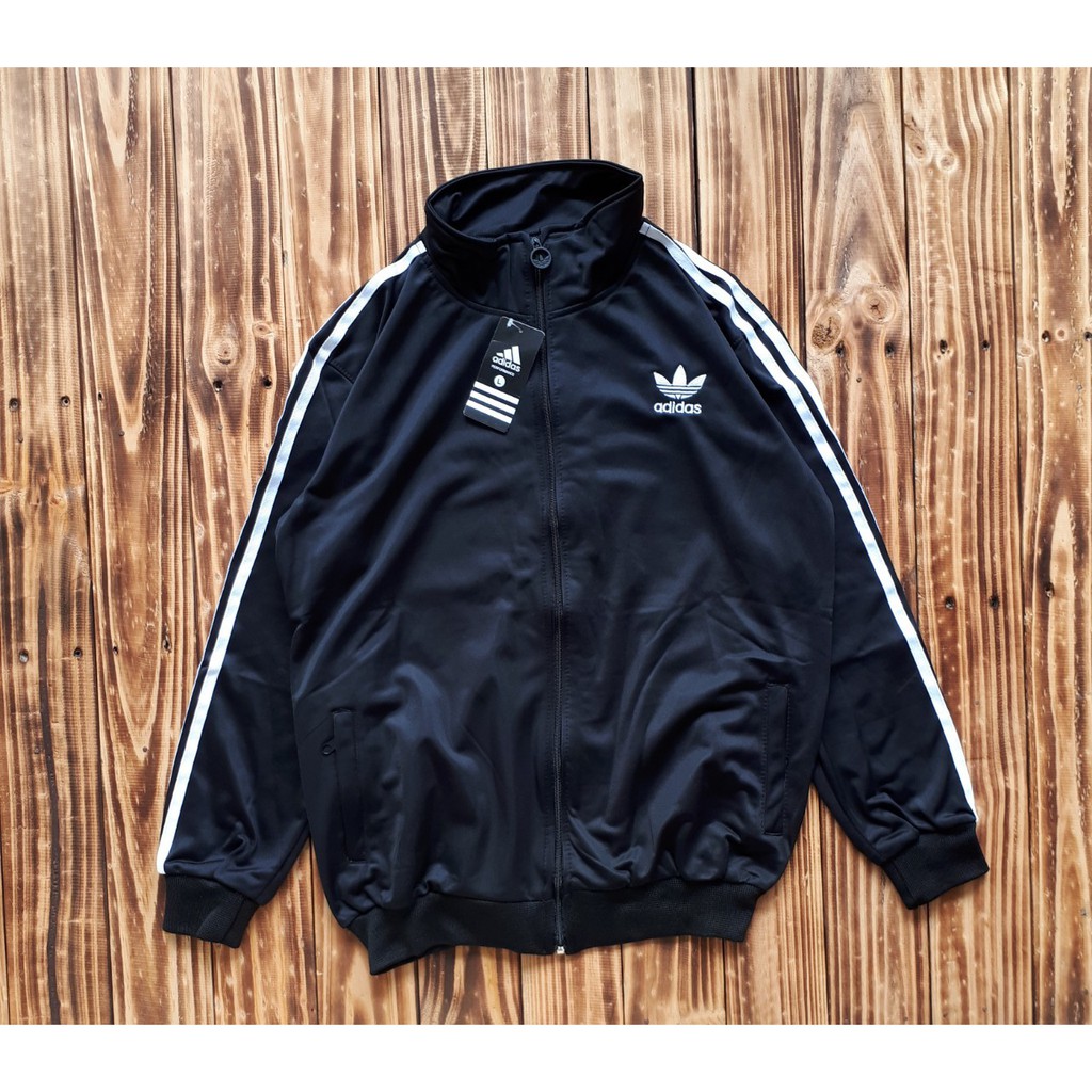 JAKET TRACKTOP ADIDAS FIREBIRD HITAM