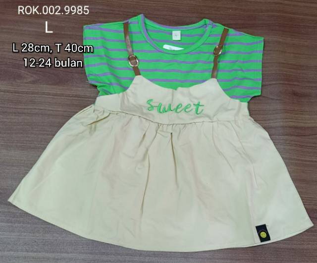 Dress / Terusan baju bayi perempuan / baju pesta / rok bayi