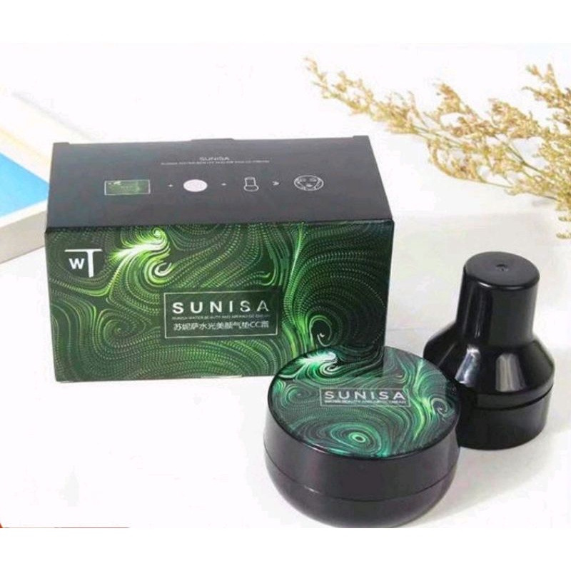 [COD] Bedak basah sunisa glowing original anti air  korea asli alas bedak cair glowing sinusa tahan 
