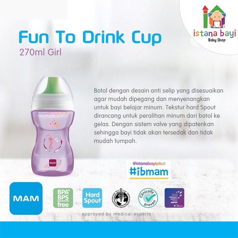 MAM Fun To Drink Cup - Botol Minum Anak