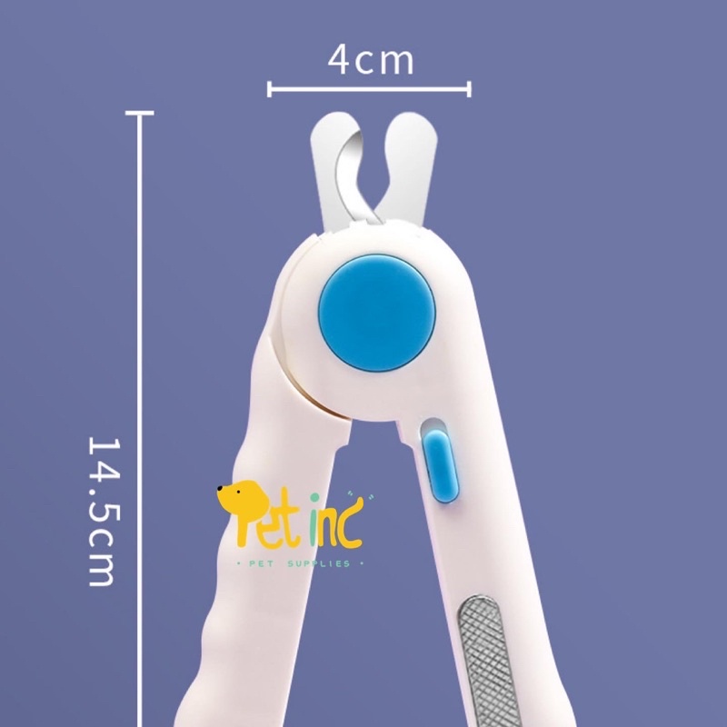 LED HIPI NAIL SCISSOR WITH NAIL FILE