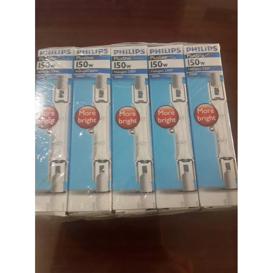 Diskon Bohlam Lampu Sorot Halogen Stik Plusline Philips - 150W Bergaransi