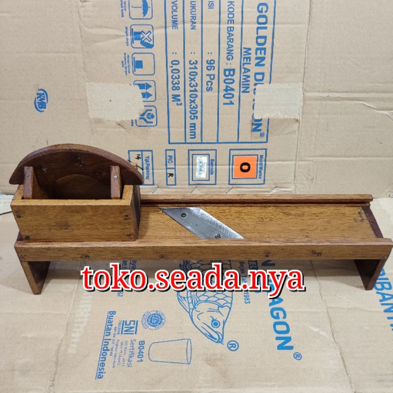 PARUTAN BAWANG KAYU ULIN SEDANG peeler bawang kayu ulin alat pengiris bawang kayu ulin