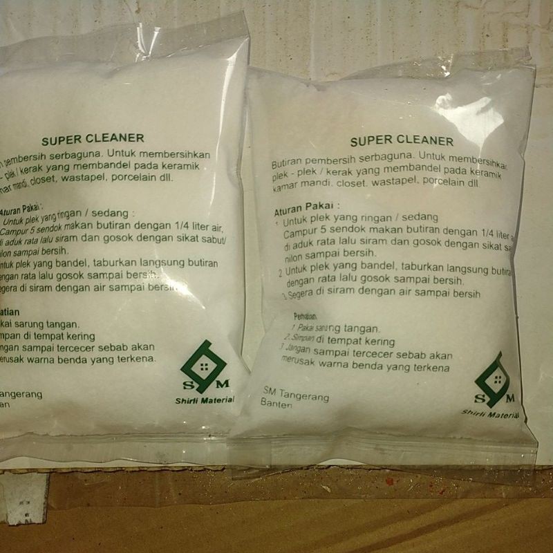 PEMBERSIH KERAMIK KAMAR MANDI / BUBUK PEMBERSIH KERAMIK KAMAR MANDI  SUPER CLEANER