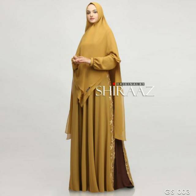 GS 003 Syari bordir cantik by Shiraaz original