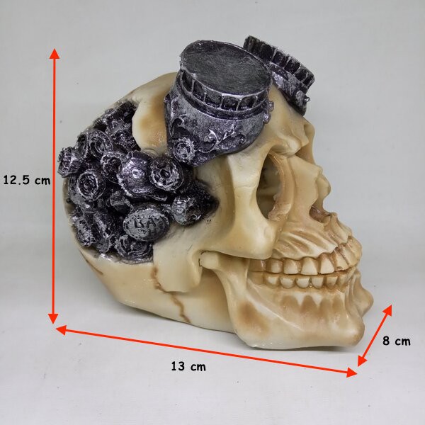 Ornamen Tengkorak Skull Besar Hiasan Aksesoris Aquarium Aquascape