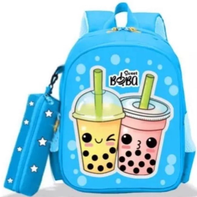 Tas Ransel sekolah anak sweet BOBA color full by arista