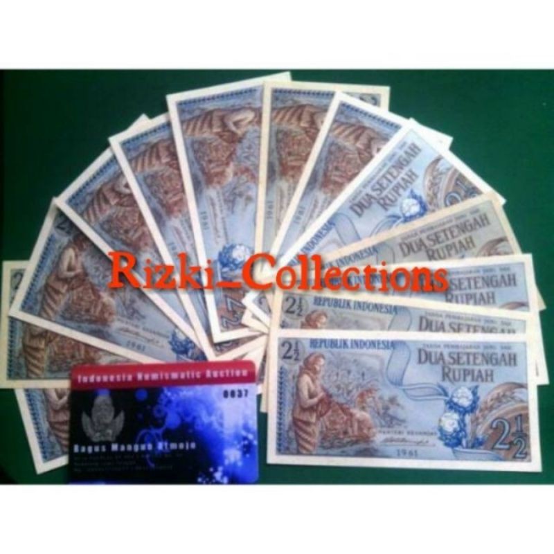 2 1/2 Rupiah Sandang Pangan Thn 1961 ( 2,5 Rupiah )