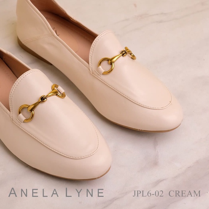 ANELA LYNE SEPATU LOAFERS LEATHER  BAYLEY PL6-02 ORIGINAL